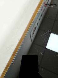 Modern Black Glass Side Table