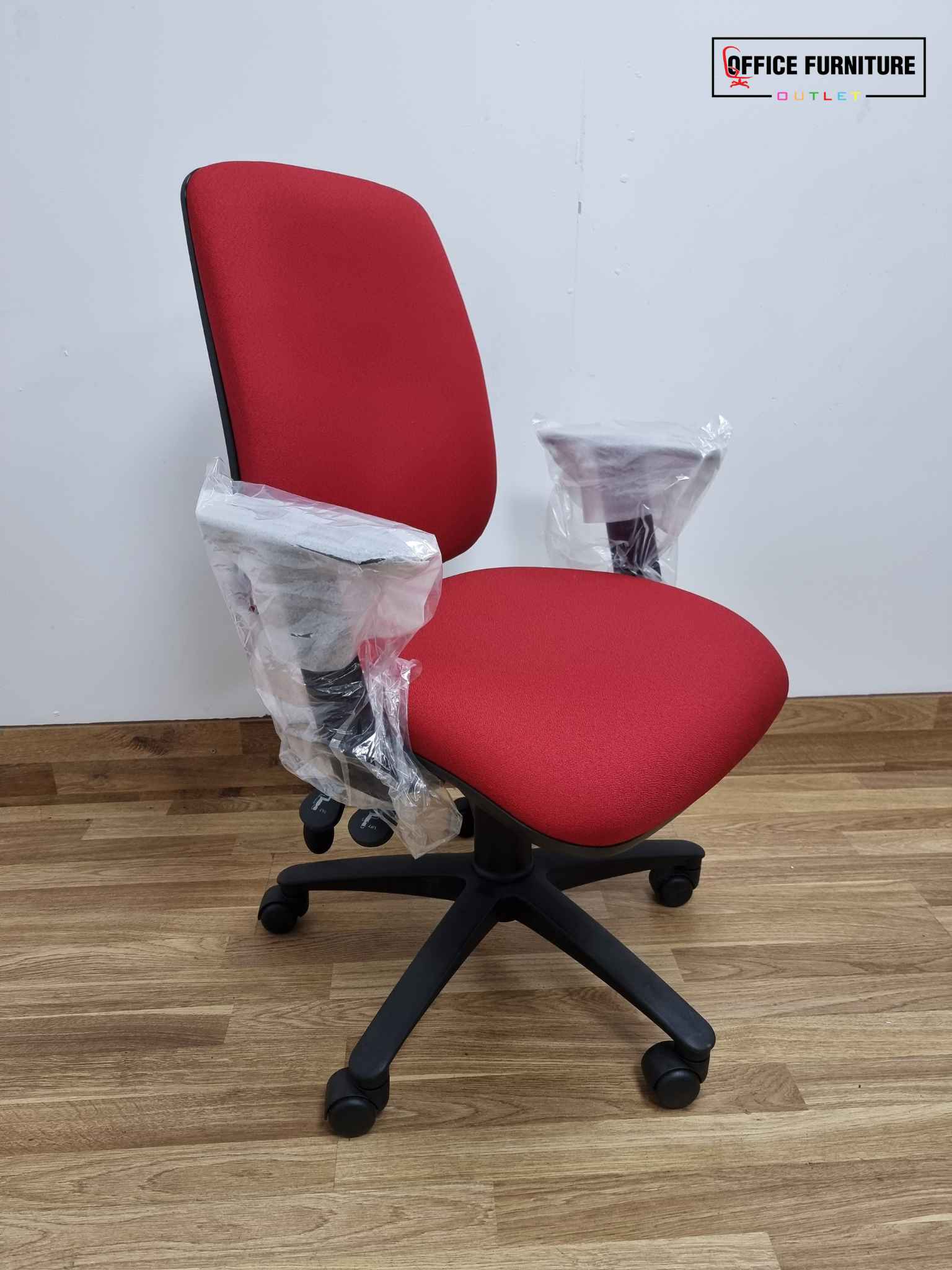 Brand New Red Swivel Chair (SC49)