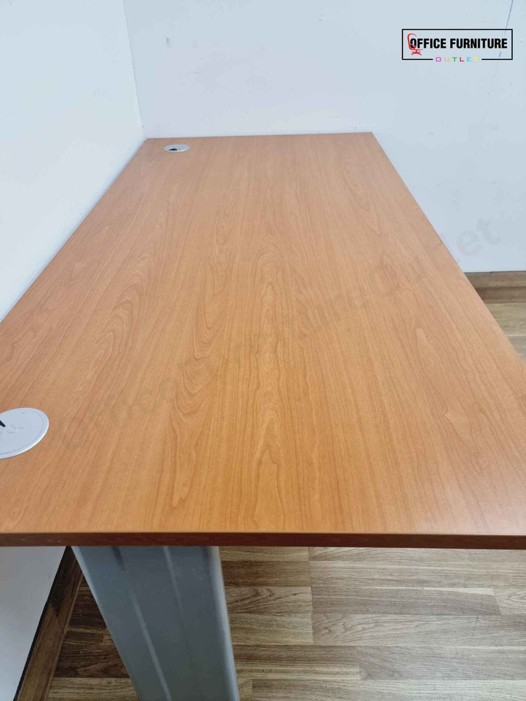 Cherry Wood Desk with Pedestal (160cm x 80cm)