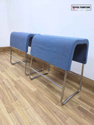 Materia Plint Stools – Set of 2 (Blue Grey)