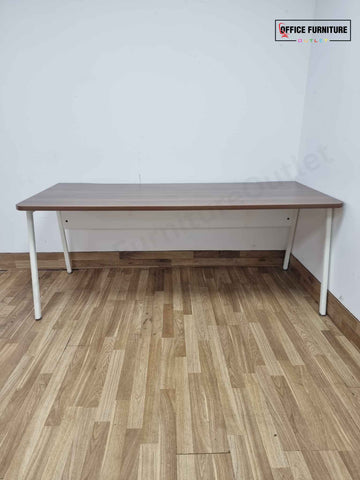 Walnut Straight Desk (180cm x 80cm)