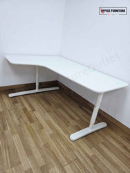 IKEA - All White Corner Desk