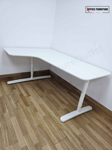 IKEA - All White Corner Desk