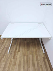 White Straight Office Desk (120cm x 80cm)