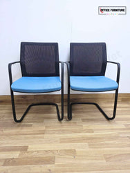 Orangebox WD-CAS Workday Cantilever Armchair / Blue (Pairs)