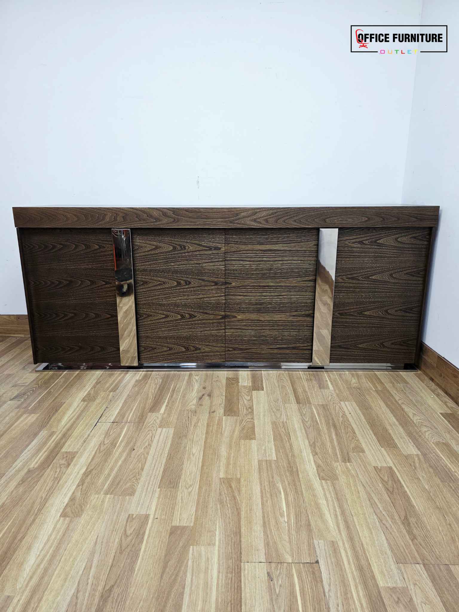 Dark Walnut Credenza Cabinet (ST49)