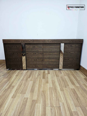 Dark Walnut Credenza Cabinet (ST49)