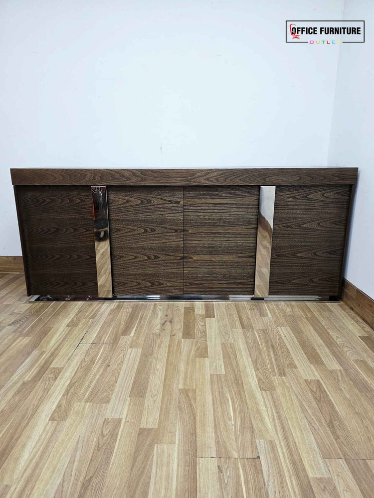 Dark Walnut Credenza Cabinet (ST49)