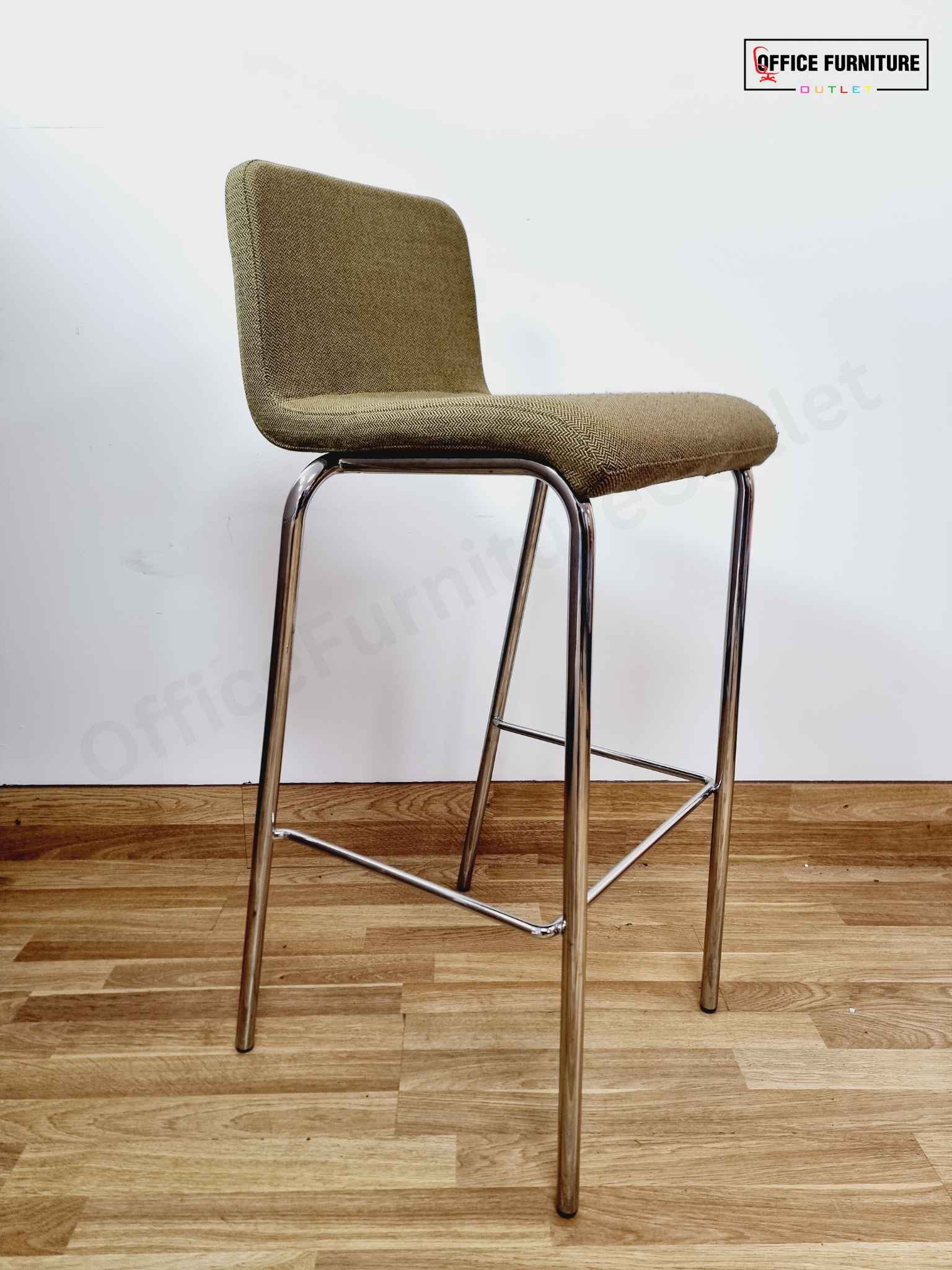 Steelcase B Free Bar Stool - Khaki