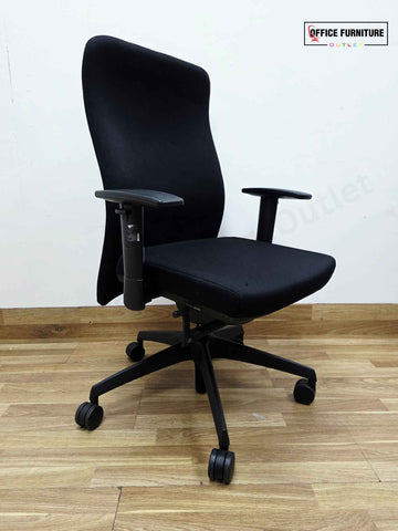 High Back Black Office Swivel Chair (SC105)