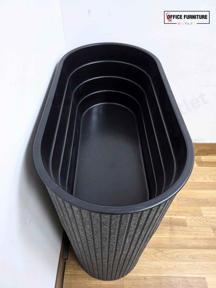 BLOM Acoustic Planter – Dark Grey Acoustic Planter for Office