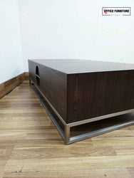 Dark Walnut Coffee Table with Storage Drawers (ST50)
