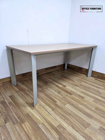 Chestnut-Coloured Office Table (160cm x 80cm)