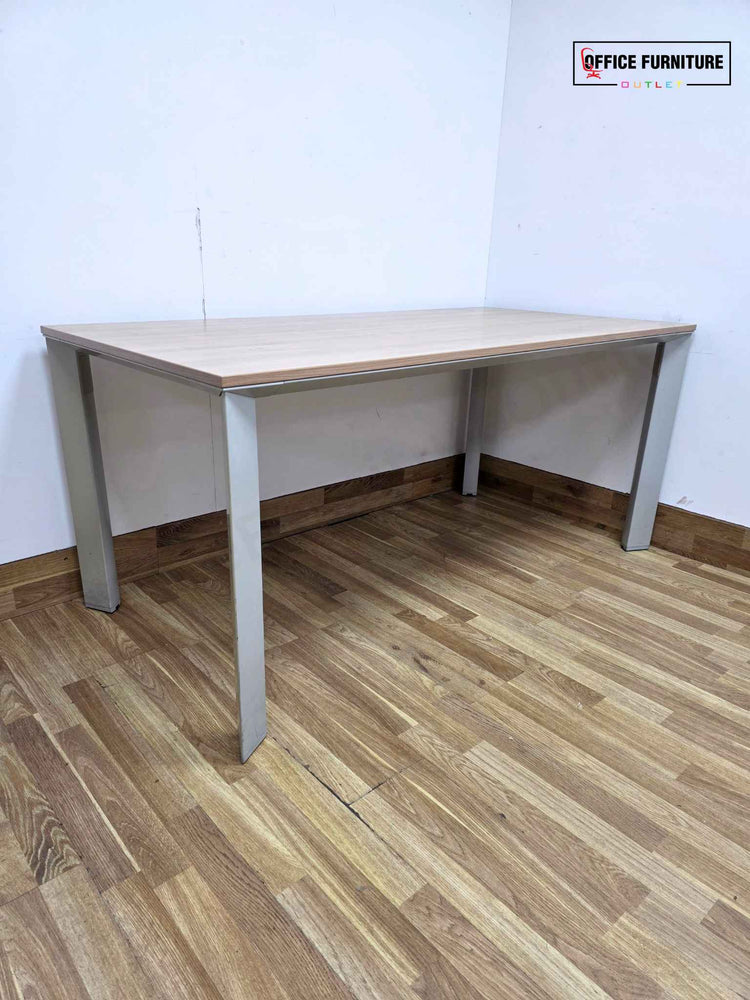 Chestnut-Coloured Office Table (160cm x 80cm)