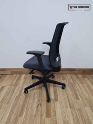 Steelcase Reply Air Mesh Back Chair - Grey Base (SC27)