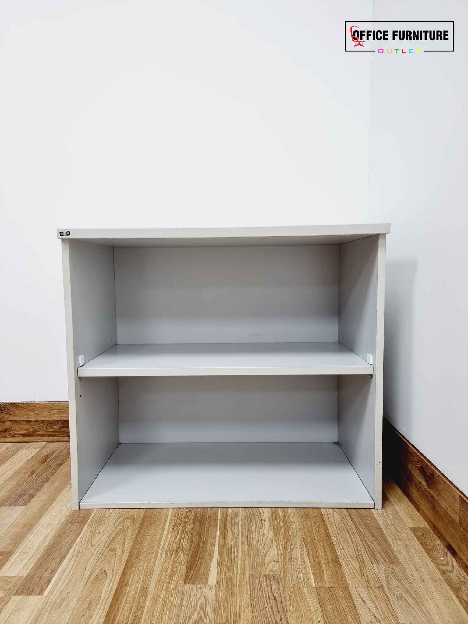 Light Grey Wooden Bookcase
