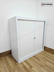 Mid-Level White Tambour Unit (ST36)