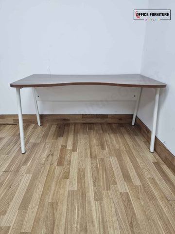 Double Wave Walnut Desk (140cm x 80cm)