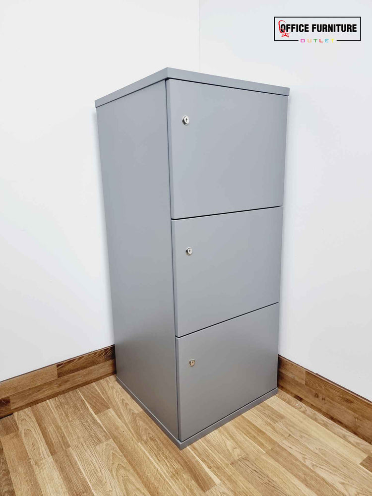 Brand New Grey Wooden Filing Unit