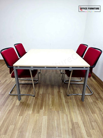 Four Person Meeting Table with Sedus Chairs