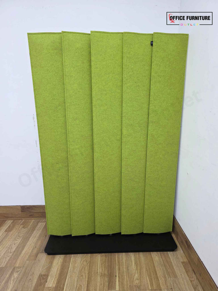 Set of 3 Lime Green BuzziBlinds Classic Acoustic Screens