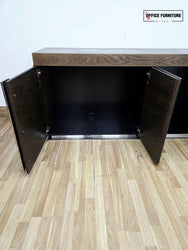 Dark Walnut Credenza Cabinet (ST49)