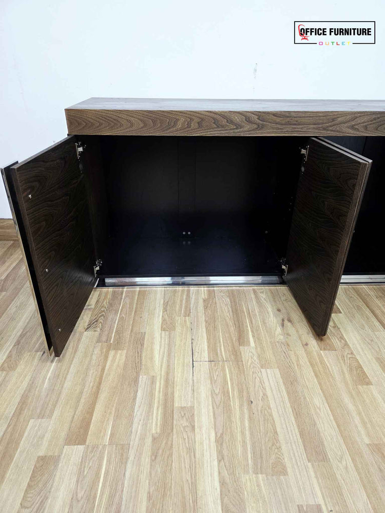 Dark Walnut Credenza Cabinet (ST49)