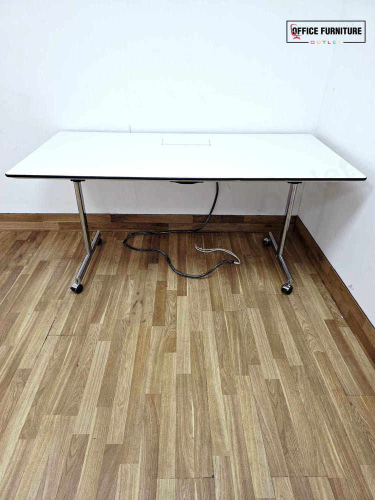 Brunner Flip-Top Table with Integrated Power