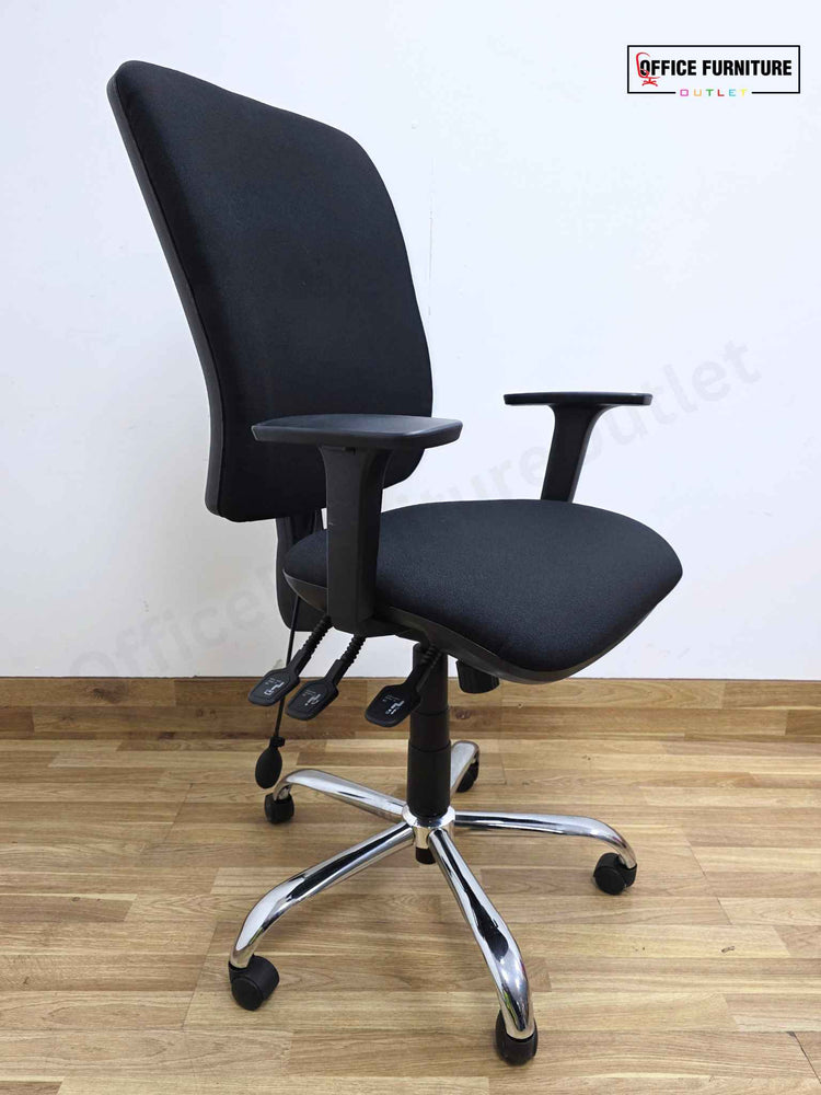 All Black Adjustable Office Chair (SC108)