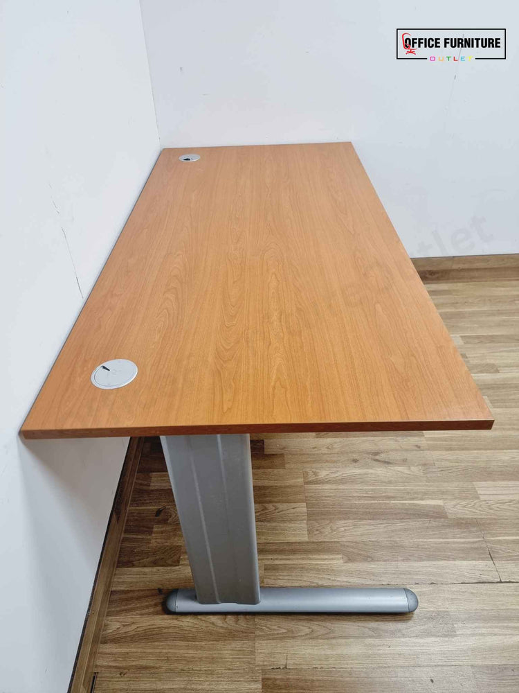Cherry Wood Desk with Pedestal (160cm x 80cm)
