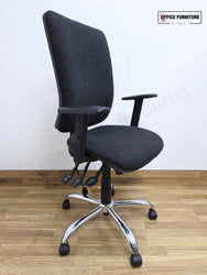 Speckled Black Adjustable Office Chair (SC107)
