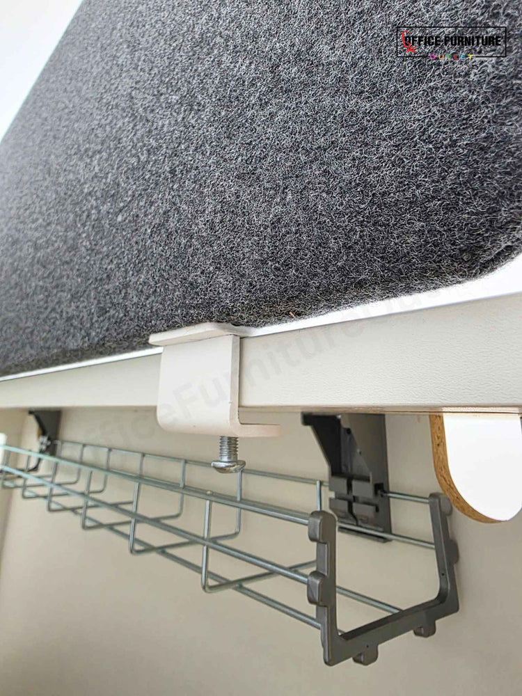 Grey Desk Privacy/Partition Screen (120cm)