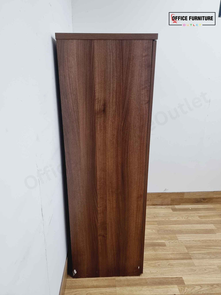 Walnut Double Door Cabinet