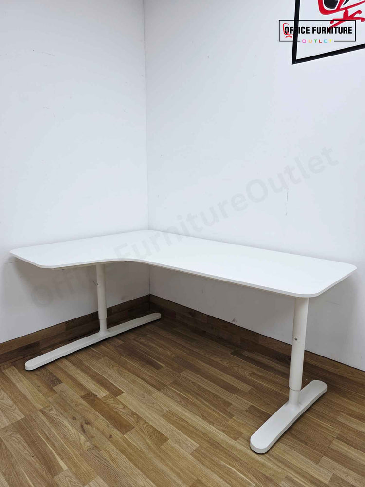 IKEA - All White Corner Desk