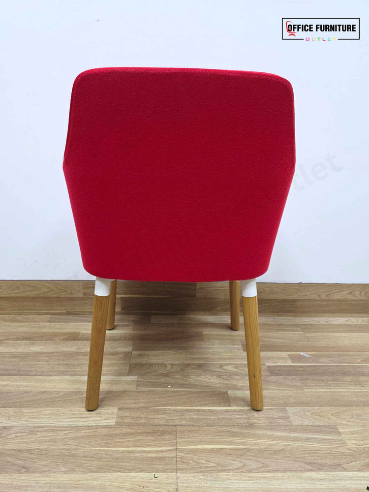 Boss Design Toto High Back Chair - Set of Two - Red