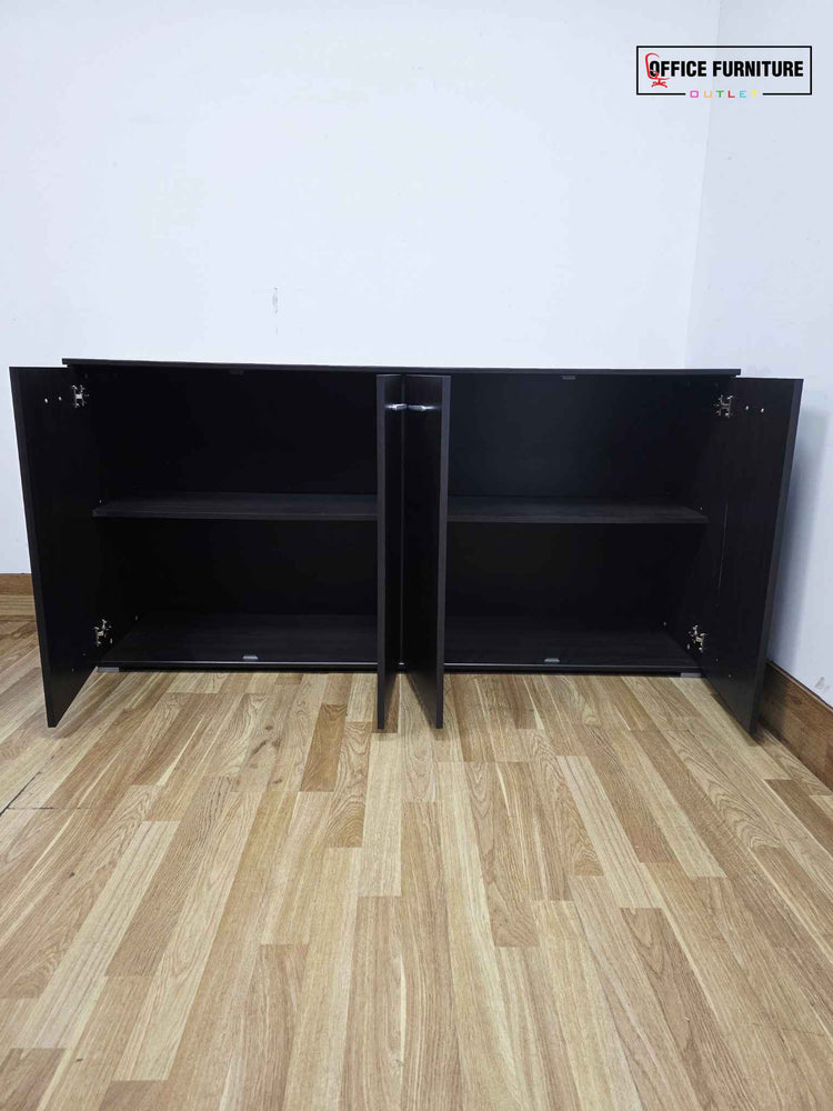 Black Ash Credenza Storage Cabinet (ST51)