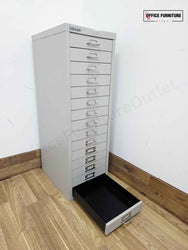 Bisley 15 Drawer Multi Drawer Filing Cabinet (ST21)