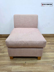 Dusty Pink Corner Sofa – Lyndon Design Office Seating UK