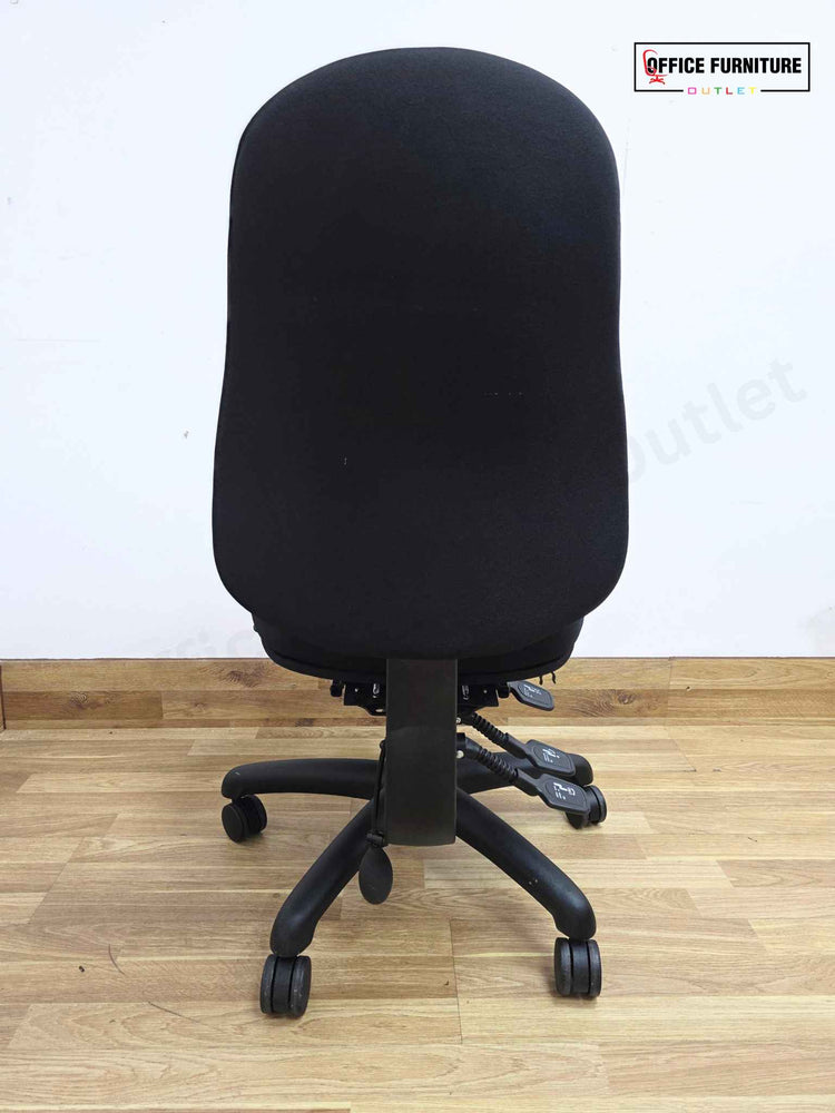Black Armless Adjustable Office Chair (SC123)