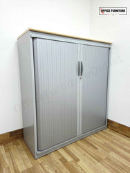 Tambour Cabinet with Maple Top (Grade B)