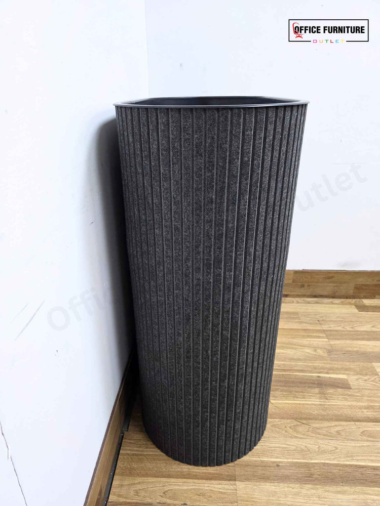 BLOM Acoustic Planter – Dark Grey Acoustic Planter for Office