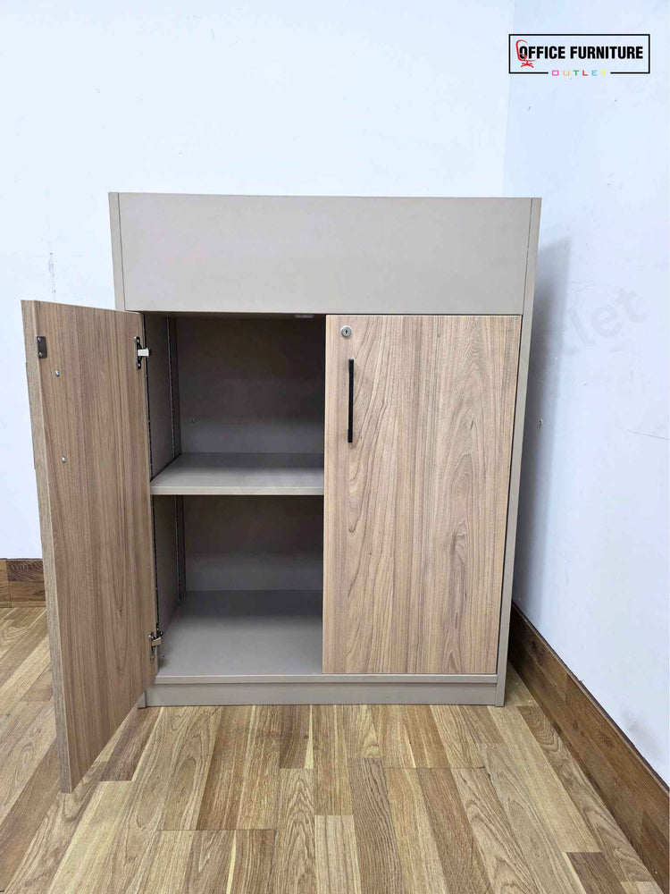 Office Storage Cabinet with Planter Top – Used Storage Unit