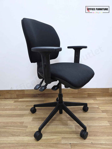 Posturite All Black Swivel Chair (SC110)