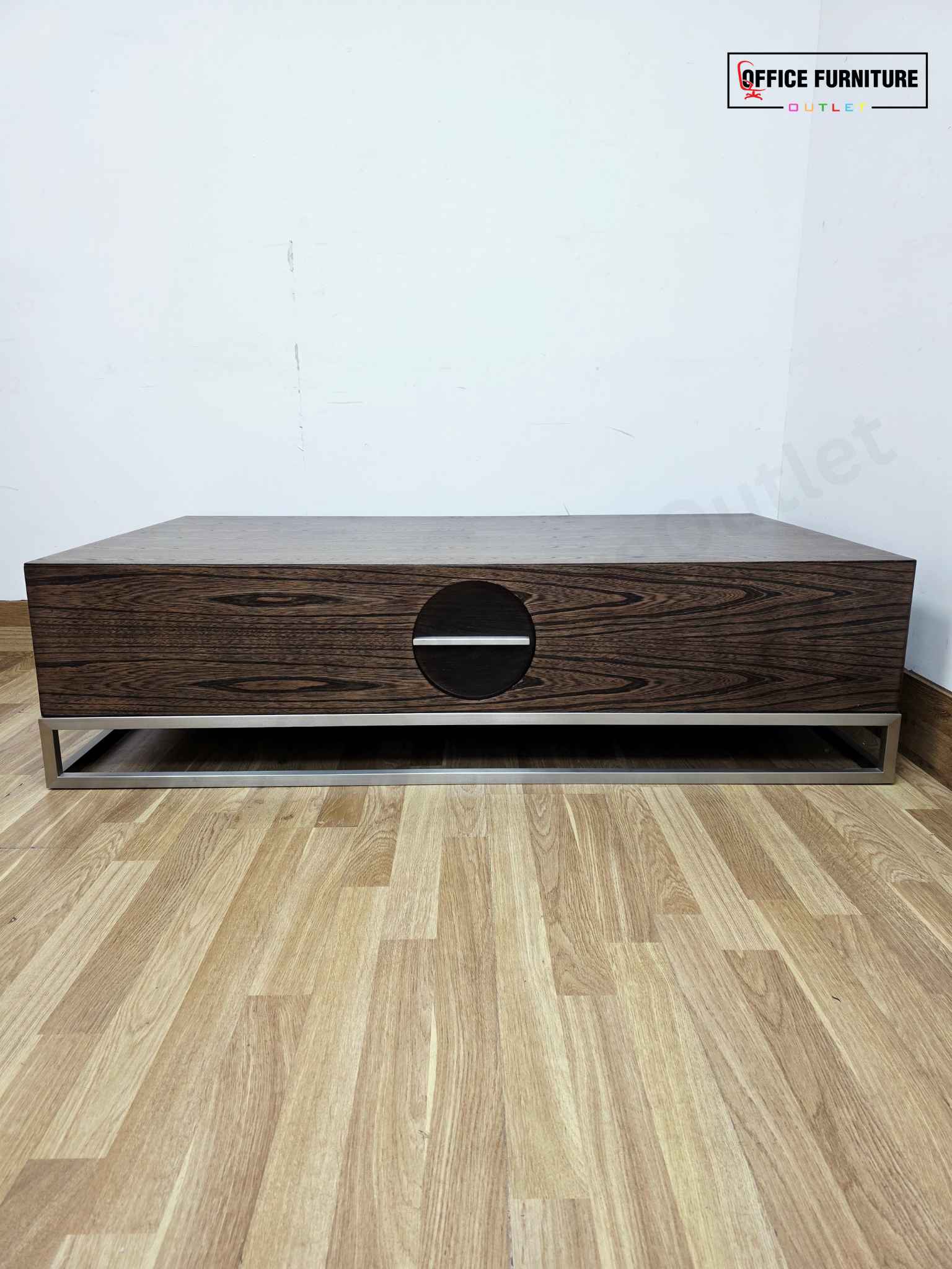 Dark Walnut Coffee Table with Storage Drawers (ST50)