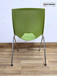 Lime Strike Stackable Plastic Chair by Paolo Scagnellato