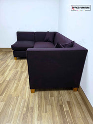 Lyndon Design Corner Sofa - Aubergine