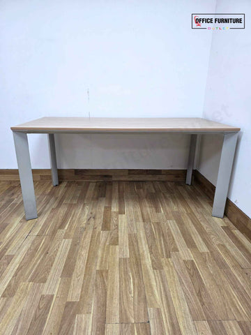 Chestnut-Coloured Office Table (160cm x 80cm)