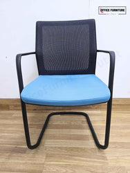 Orangebox WD-CAS Workday Cantilever Armchair / Blue (Pairs)