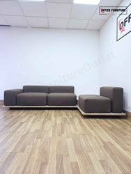 Offecct Right-Hand Corner Reception Sofa with Built-In Coffee Table