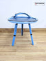 Frovi Peel Side Table – Navy Blue Designer Occasional Table